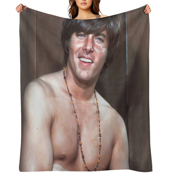 Bobby Sherman Charming Smile Eco-conscious Throw Blanket