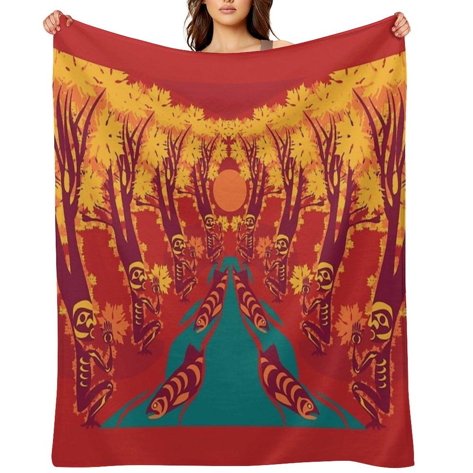 IT̸EL̵OṈSET Throw Blanket