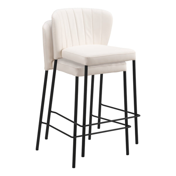 Linz Counter Stool (Set of 2) Cream