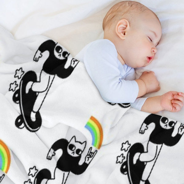 Coolest Cat Multi-functional Throw Blanket