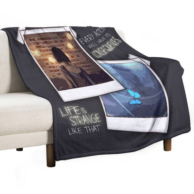 Strange Like That Multi-functional Throw Blanket