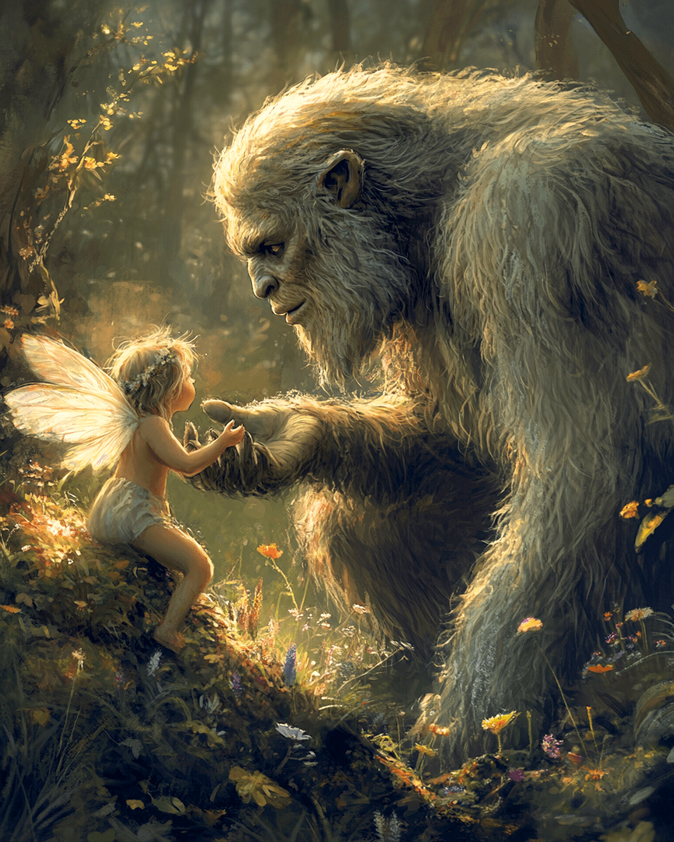 Fairies Wall Art – Fairy Wall Prints Featuring Bigfoot Artwork | Acid Free Prints