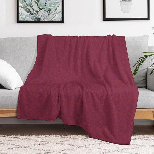Floral Artwork Throw Blanket