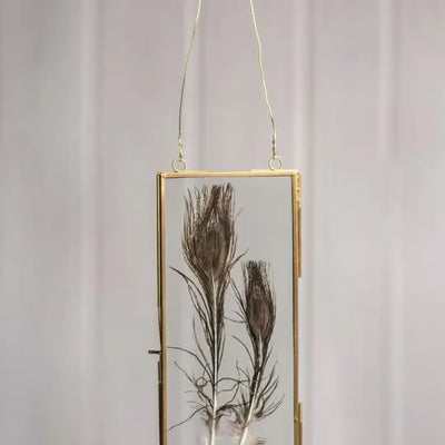 BRASS FRAME WITH HANGING LOOPS 4
