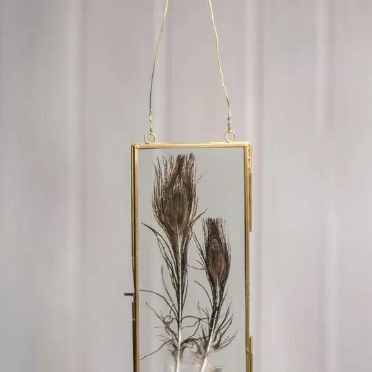 BRASS FRAME WITH HANGING LOOPS 4