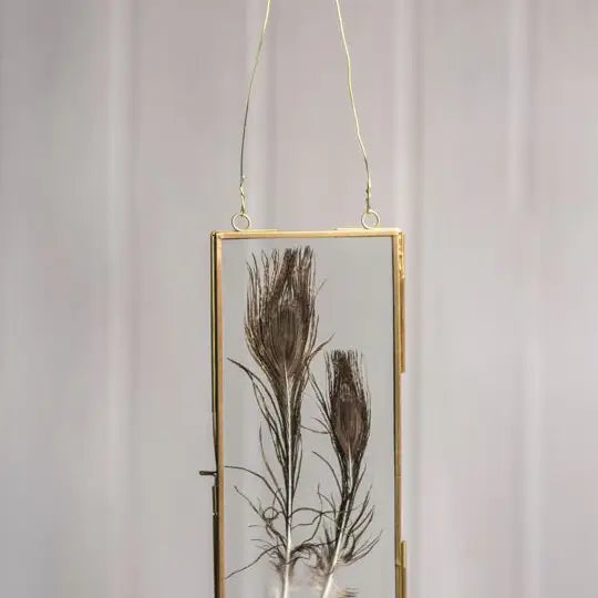 BRASS FRAME WITH HANGING LOOPS 4