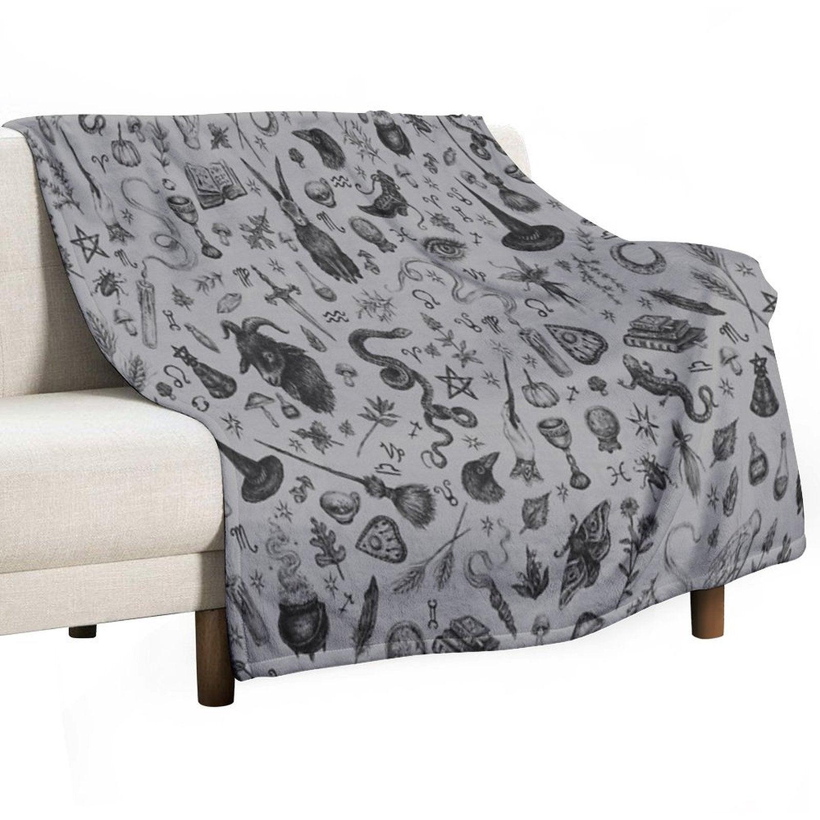 Salem Witch Throw Blanket