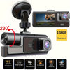 [Dash Cam] Dash Cam Front and Inside, HD 1080P Recording Car DVR Cam with 170° Wide Angle, Night Vision,Small Dash Camera for Cars, 24h Parking Monitor, Loop Recording,G-Sensor, Without SD Card