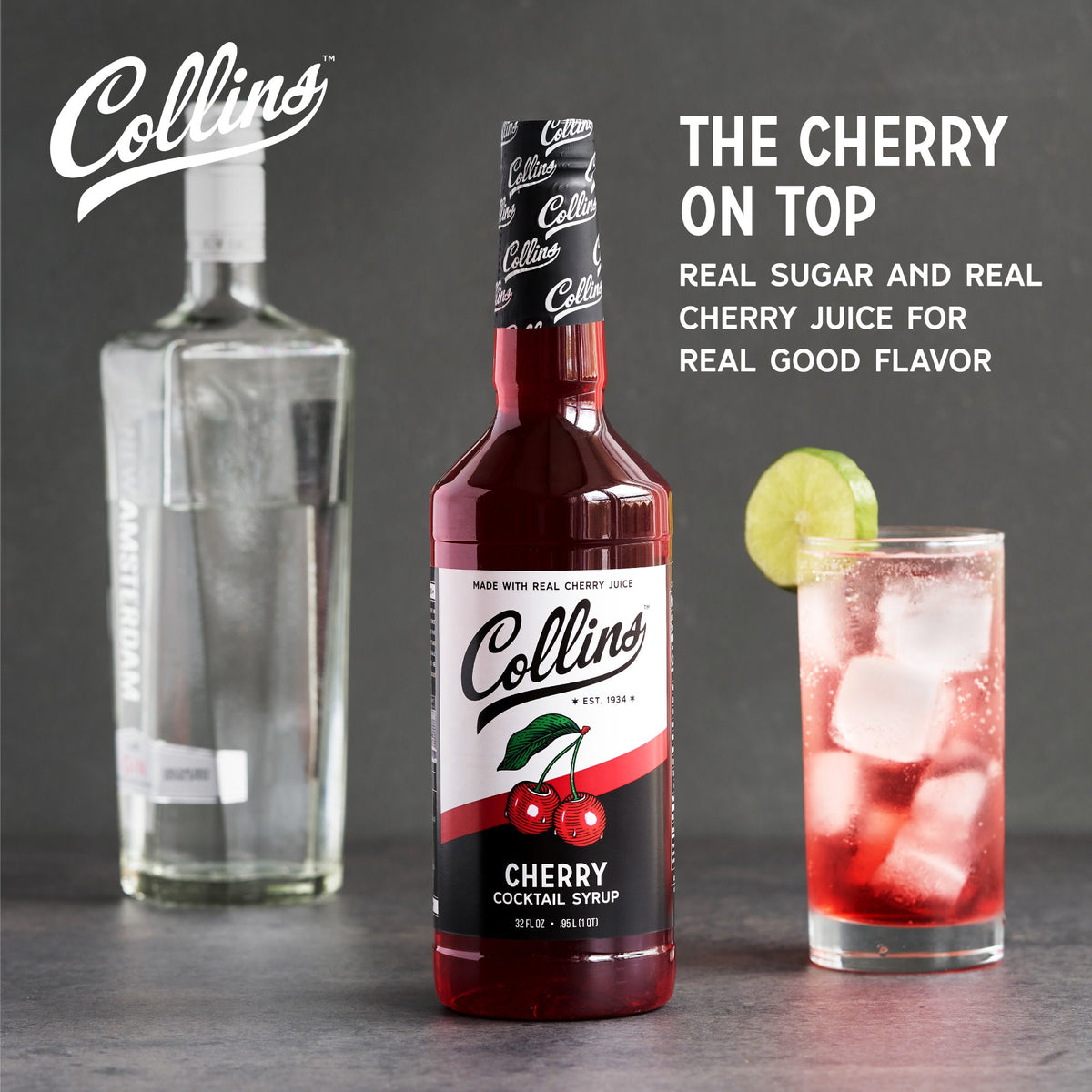Cherry Cocktail Syrup 32 oz