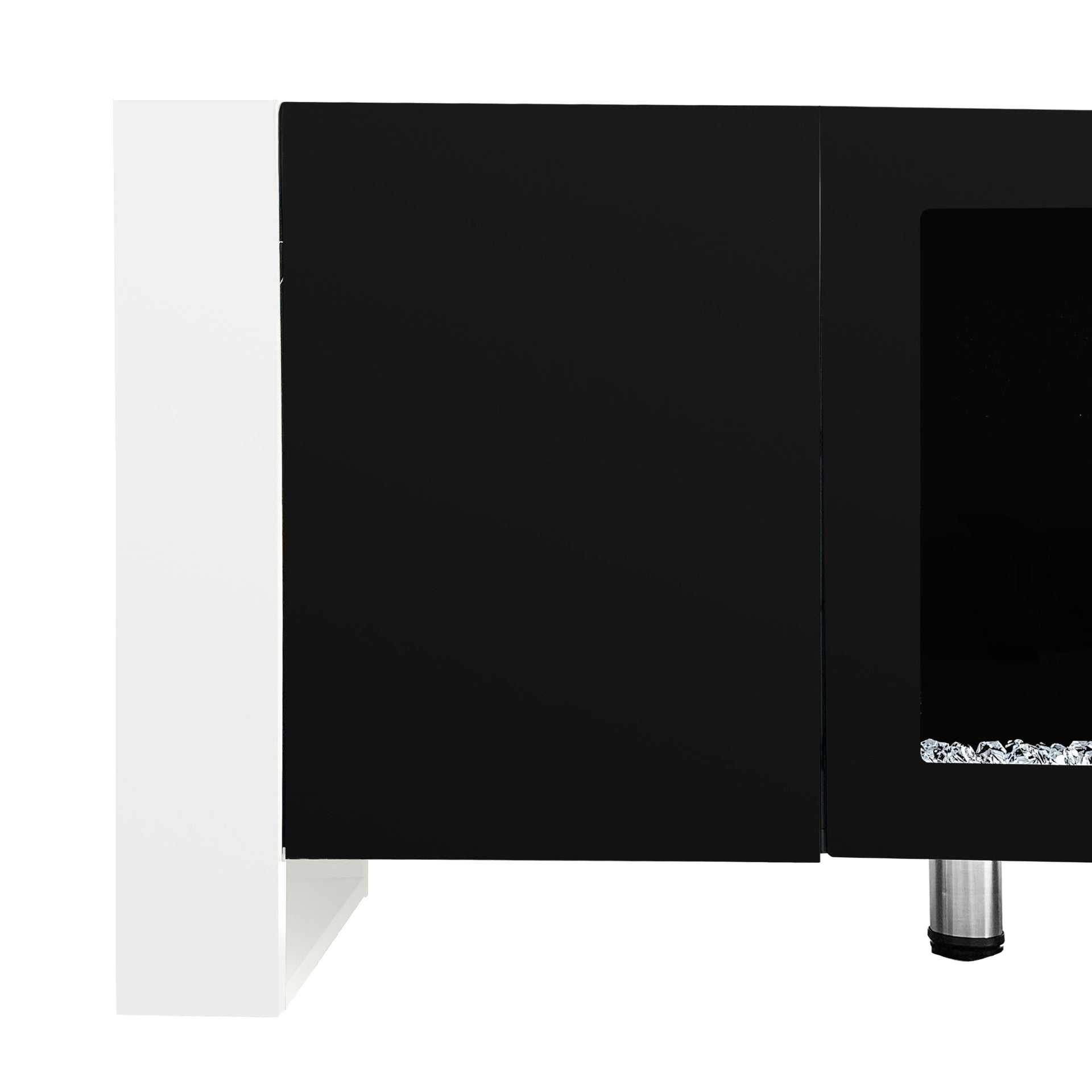 Modern TV Stand with 34.2' Non-heating Electric Fireplace