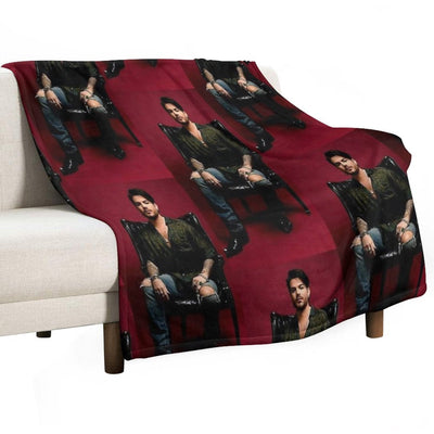 Hot Adam Lambert Easy Care Throw Blanket