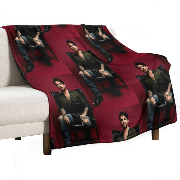 Hot Adam Lambert Easy Care Throw Blanket