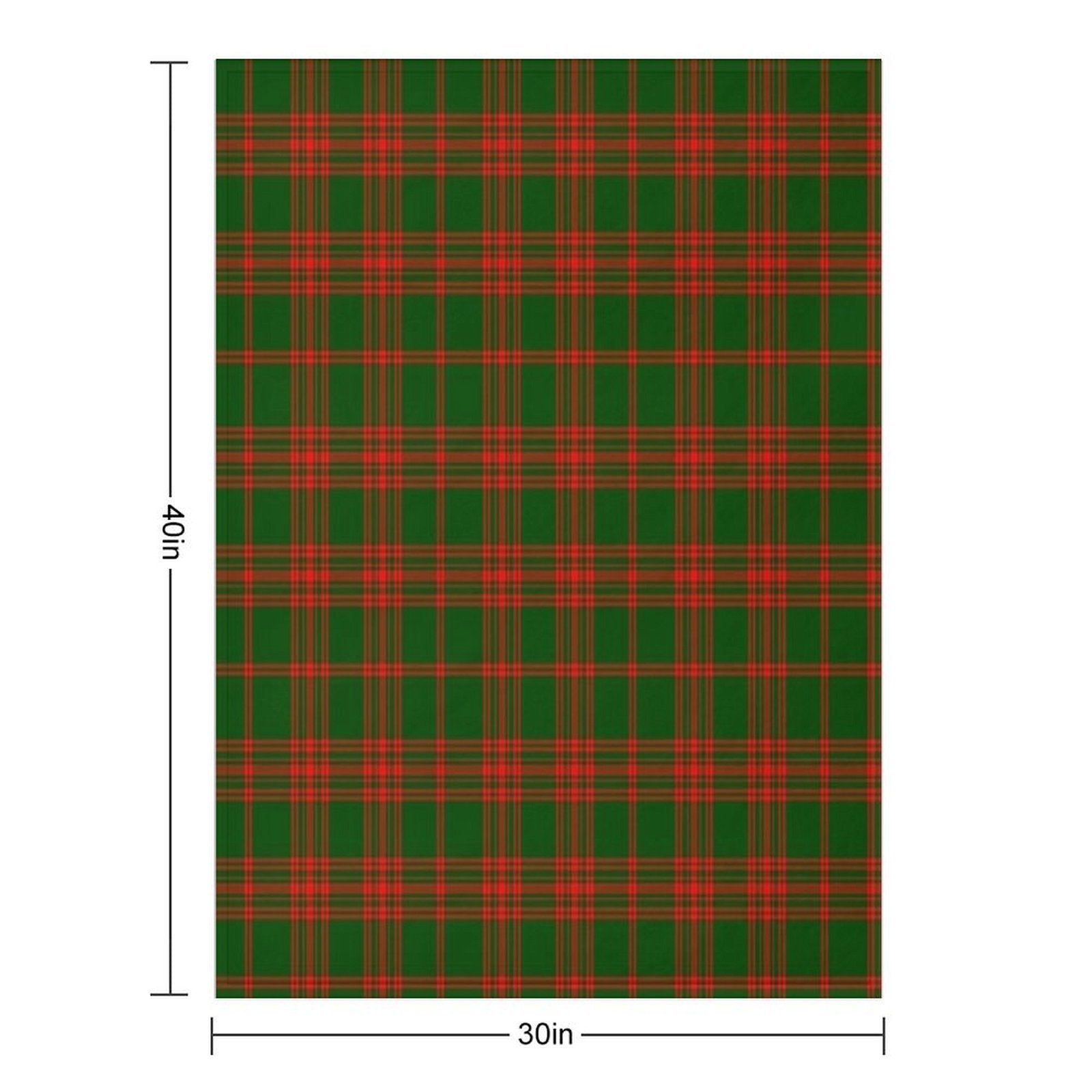 Clan Menzies Tartan Anti-pilling Throw Blanket