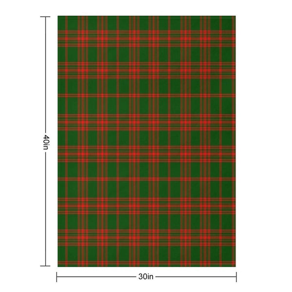 Clan Menzies Tartan Anti-pilling Throw Blanket