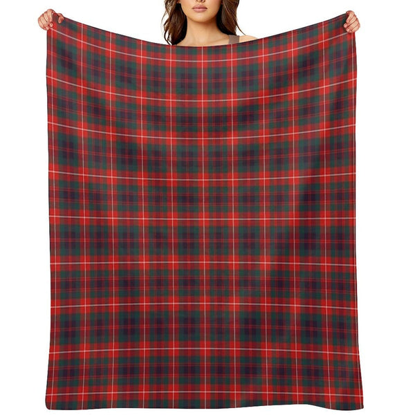 Clan Fraser of Lovat Tartan Multi-functional Throw Blanket