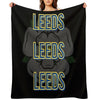Leeds Leeds Leeds Throw Blanket