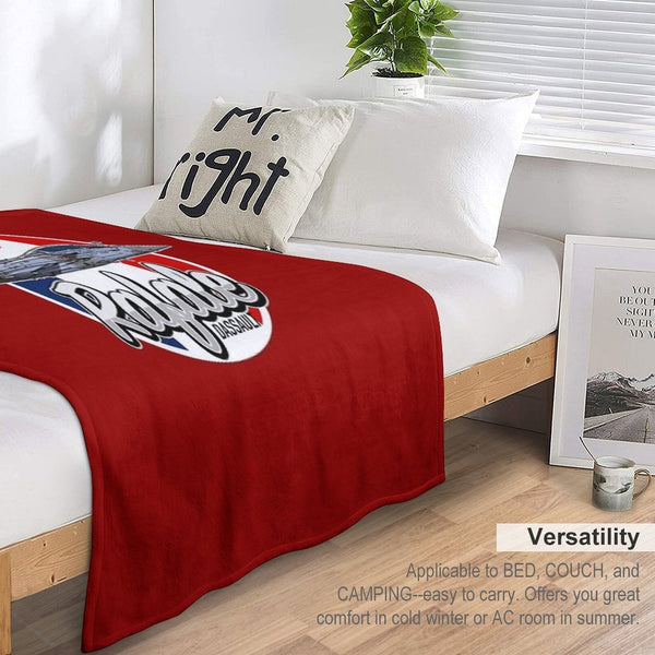 Dassault Rafale Plush Throw Blanket