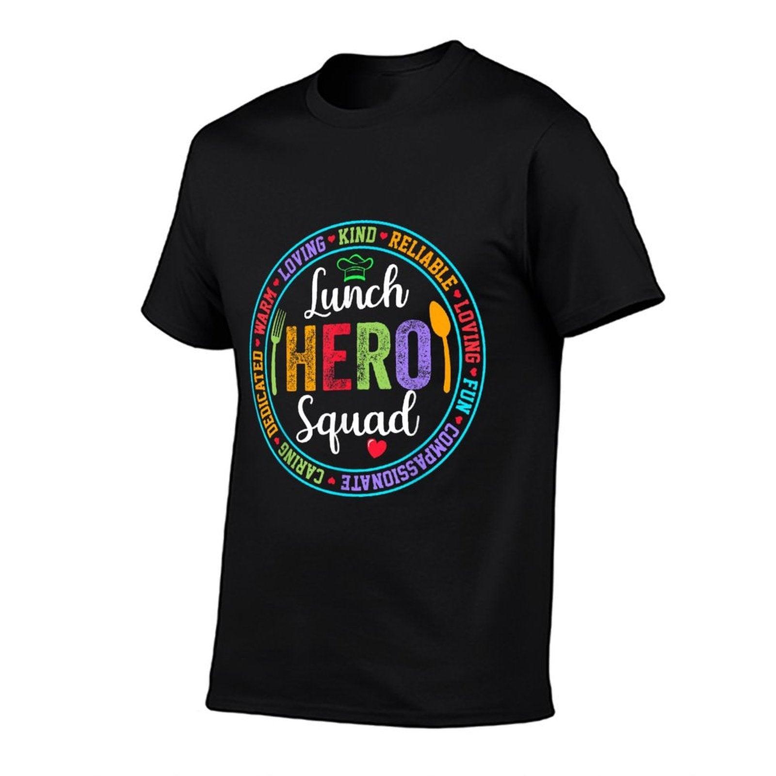 Lunch Hero Squad Lunch Lady School Cafeteria Worker T-Shirt