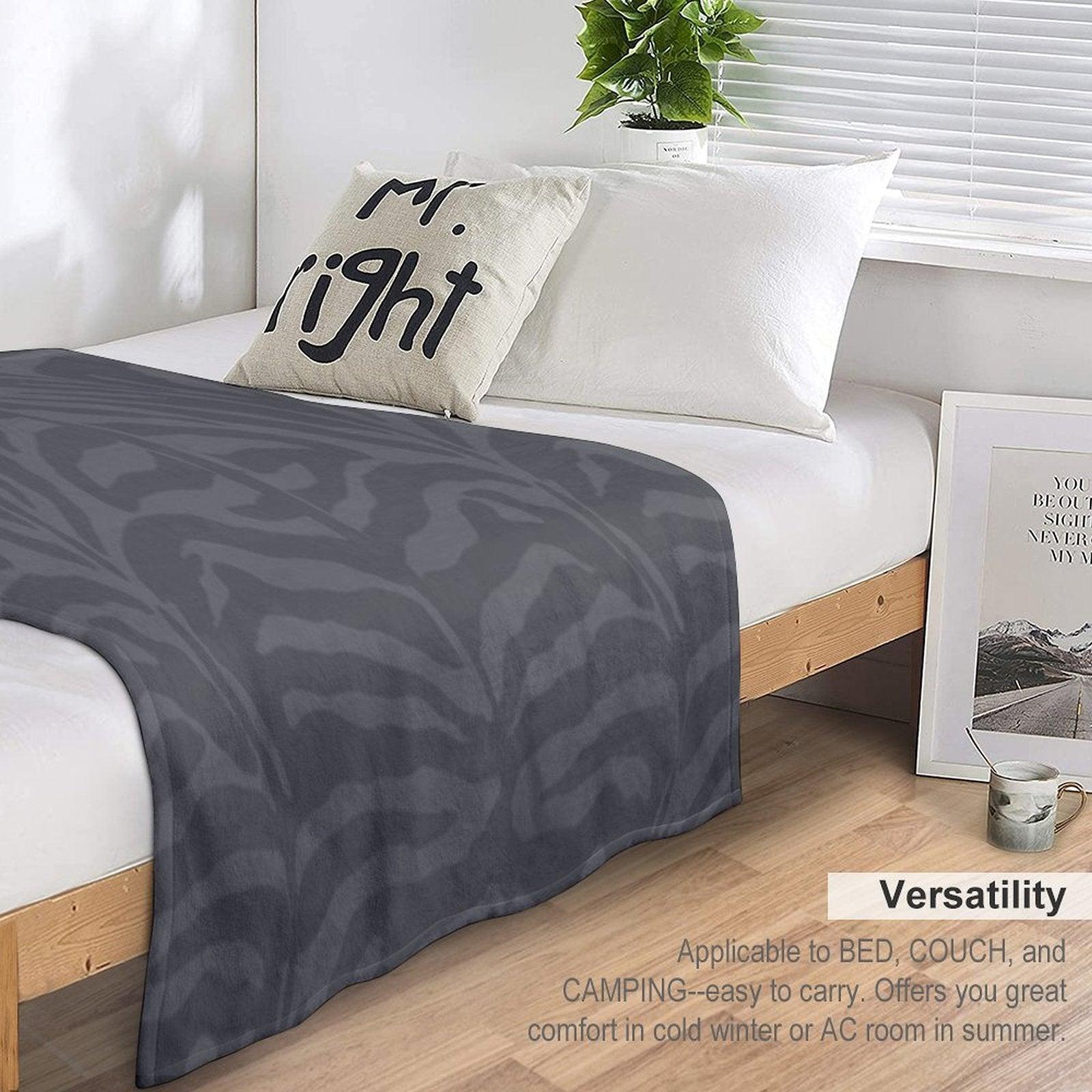 Tiger Print Design Throw Blanket