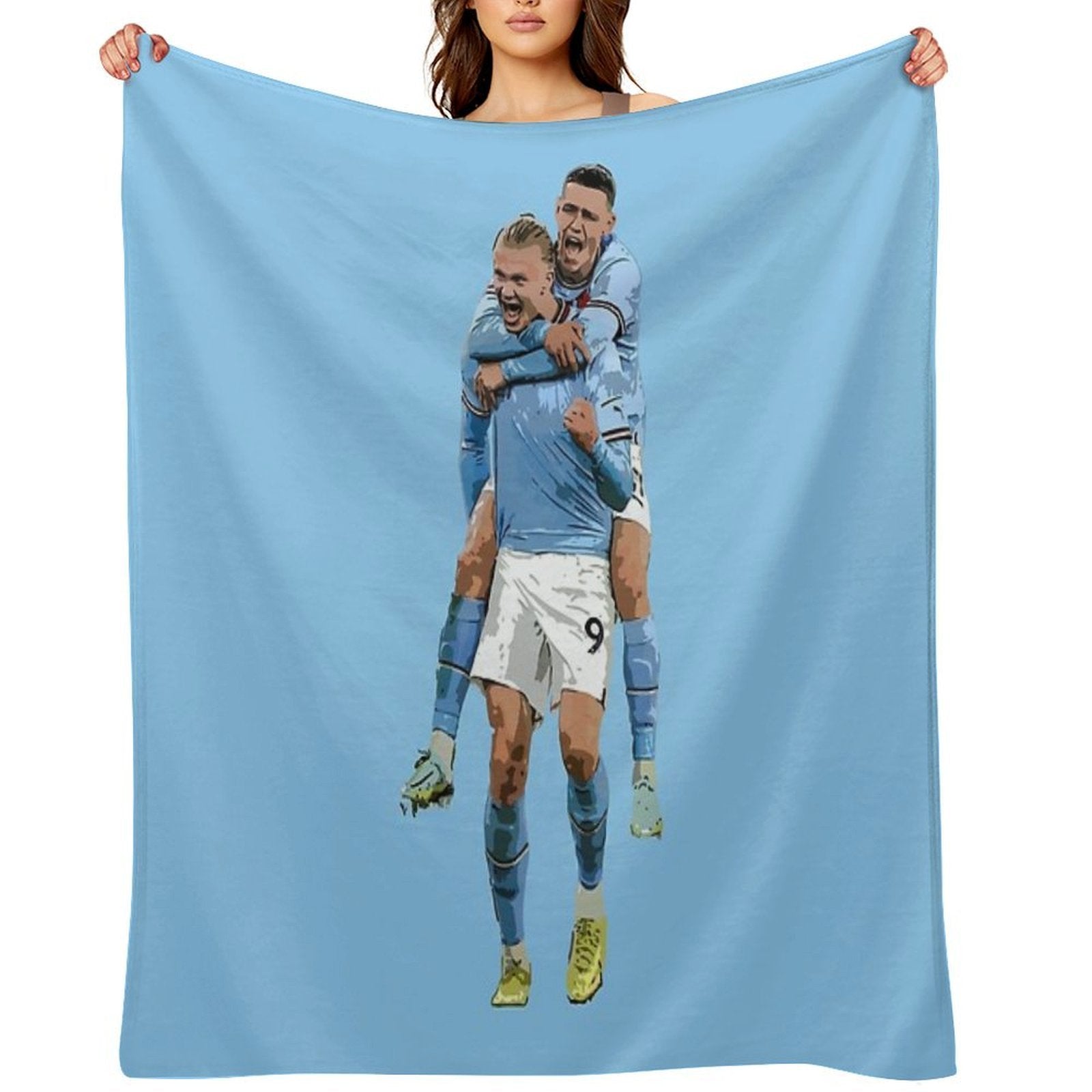 Halaand + Foden Quick-dry Throw Blanket