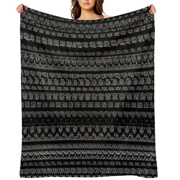 Tyre Marks Pattern Versatility Throw Blanket