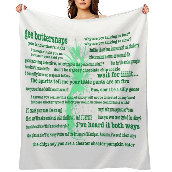 Psych Plush Throw Blanket