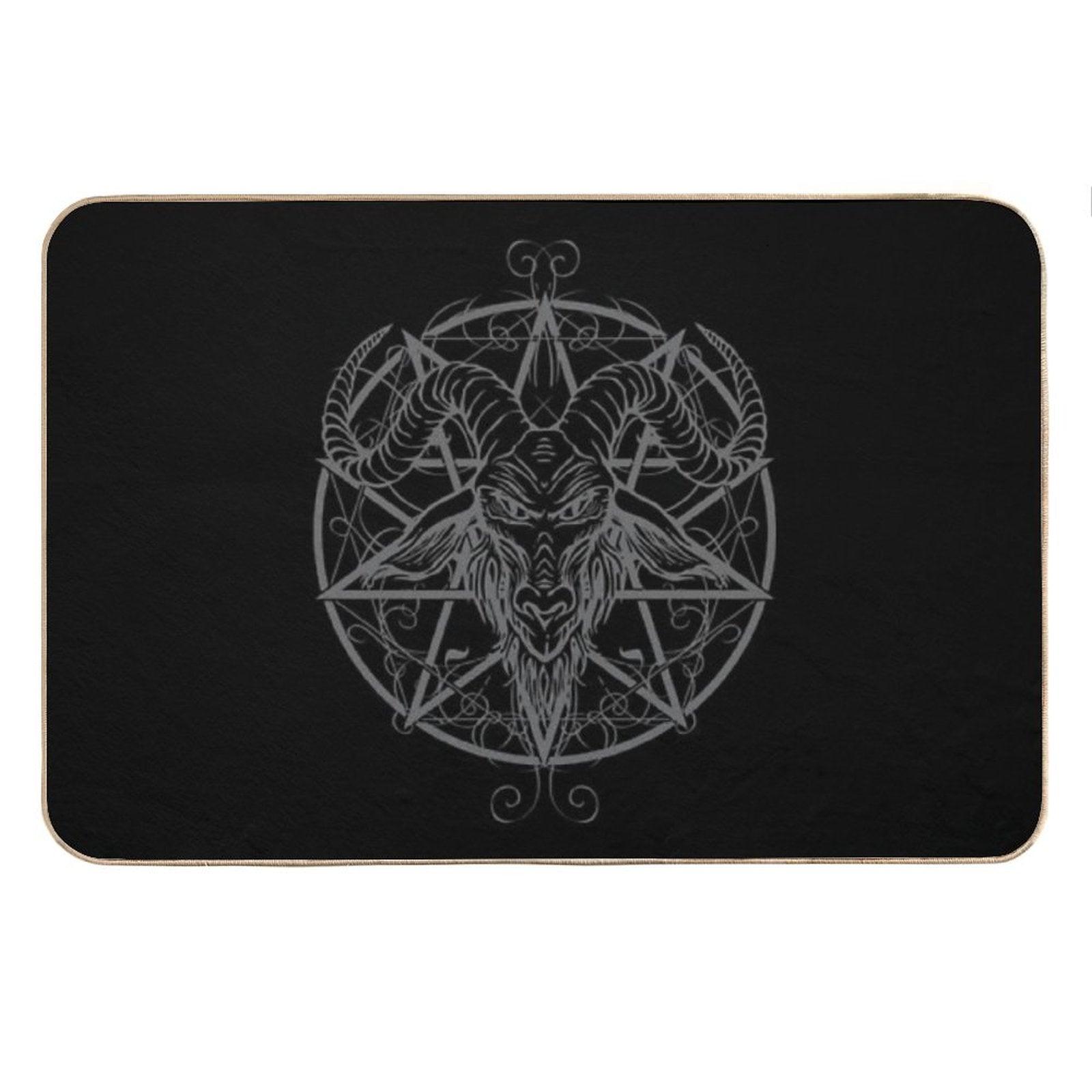 Baphomet Goat Bath Mat