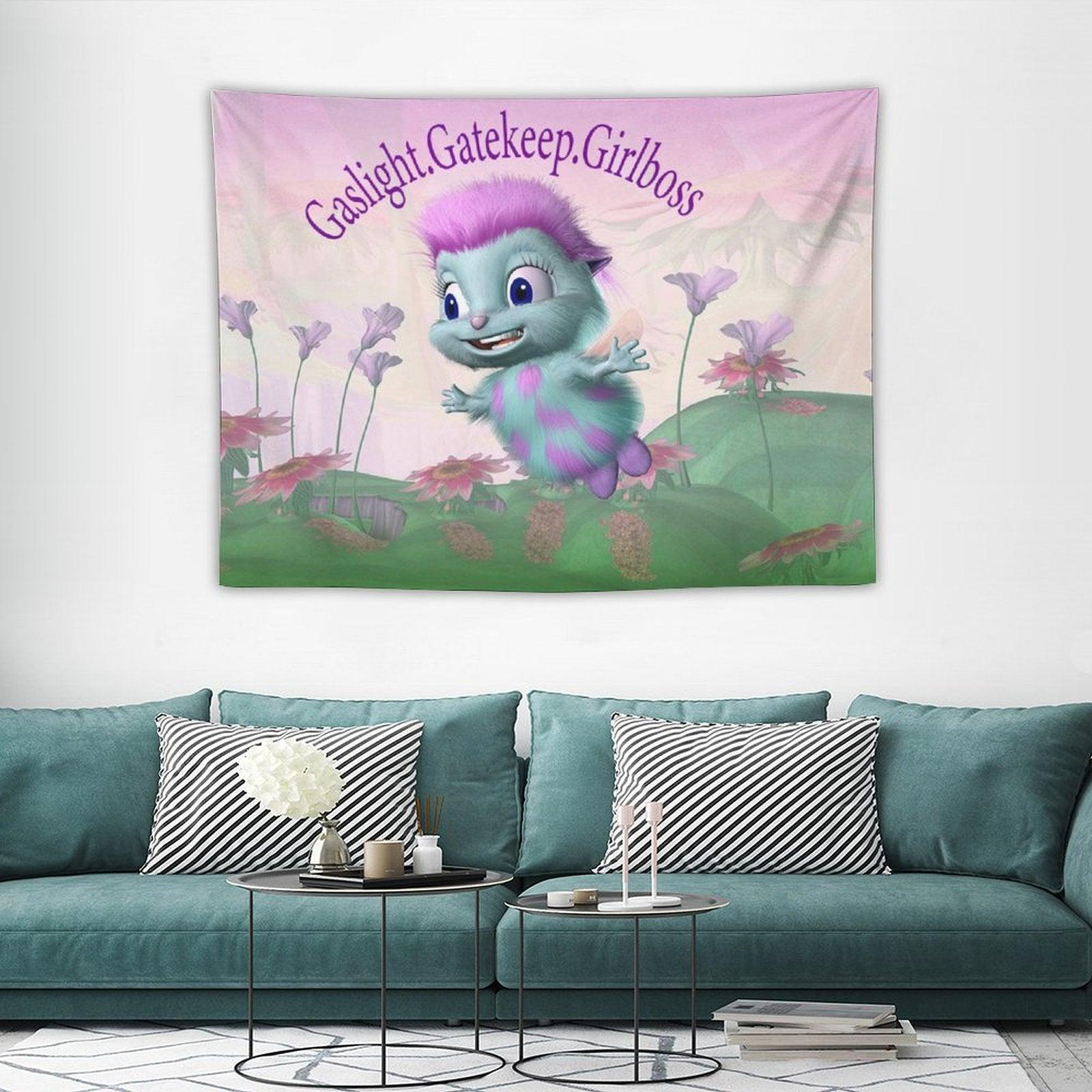 Bibble Gaslight Gatekeep Girlboss Tapestry