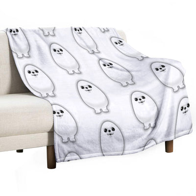 Eggdog Dog, Meme Pattern Sustainable Throw Blanket