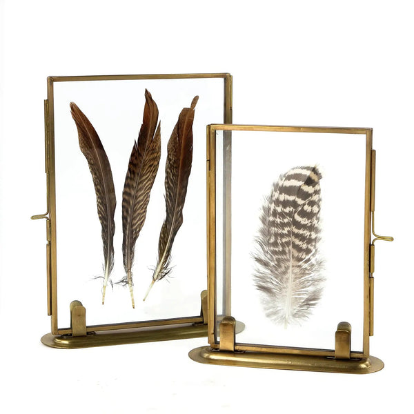 Solid Brass Frame with Stand VagabondVintage