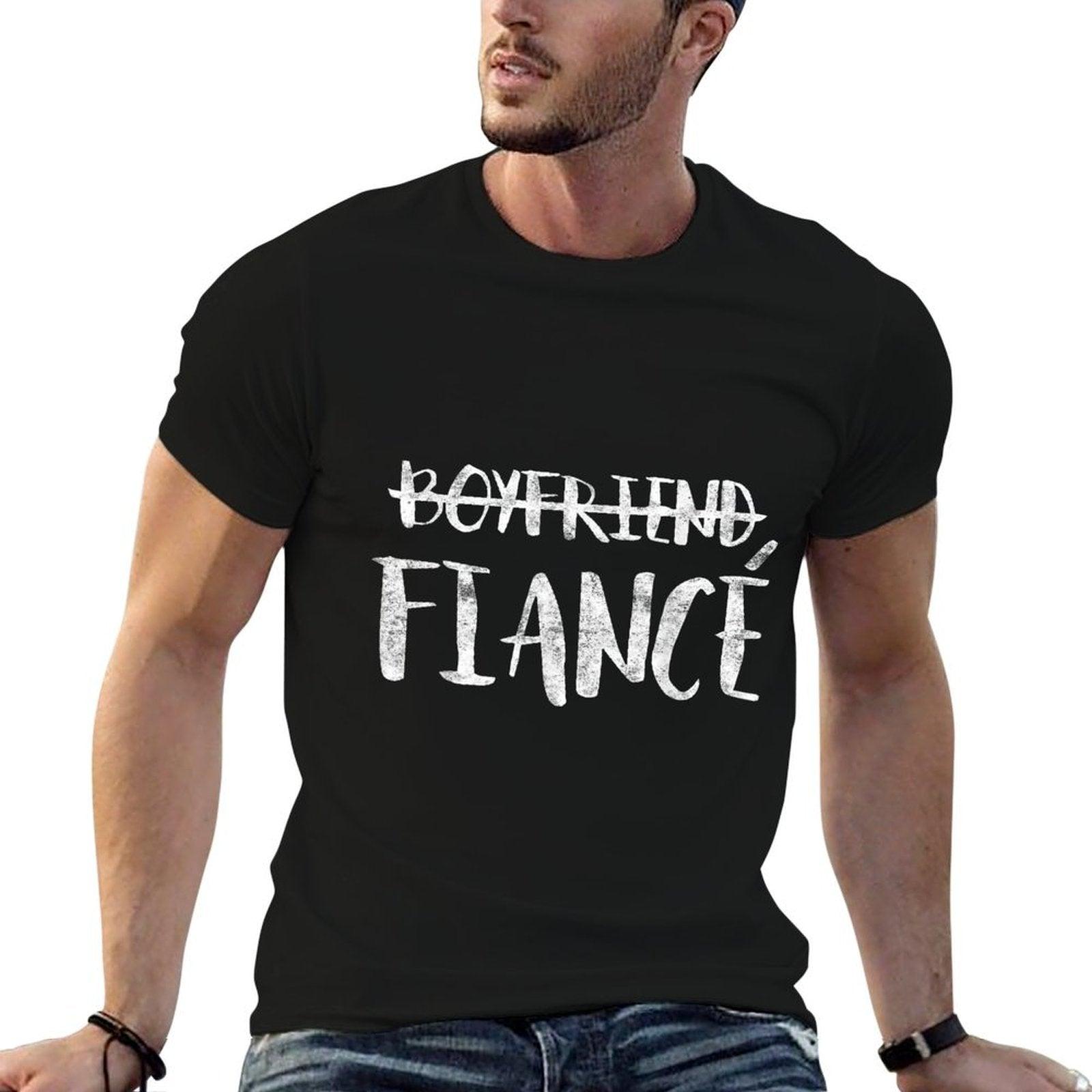 Engagement Boyfriend Fiance Married Man Wedding T-Shirt
