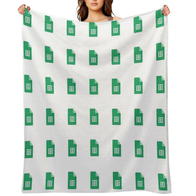 Google Sheets Throw Blanket