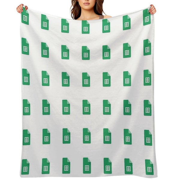 Google Sheets Throw Blanket