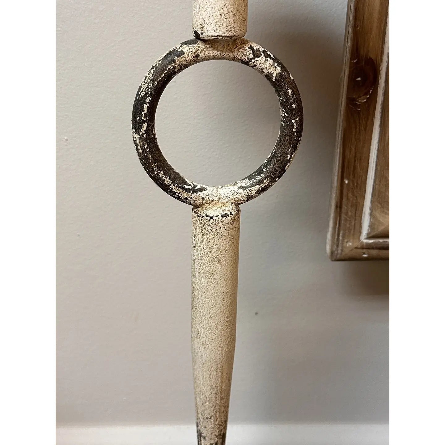 Antique Wrought Iron Candle Holder