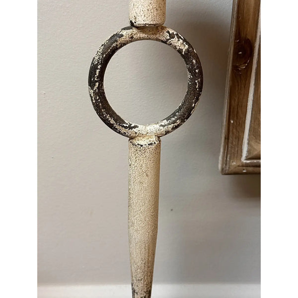 Antique Wrought Iron Candle Holder