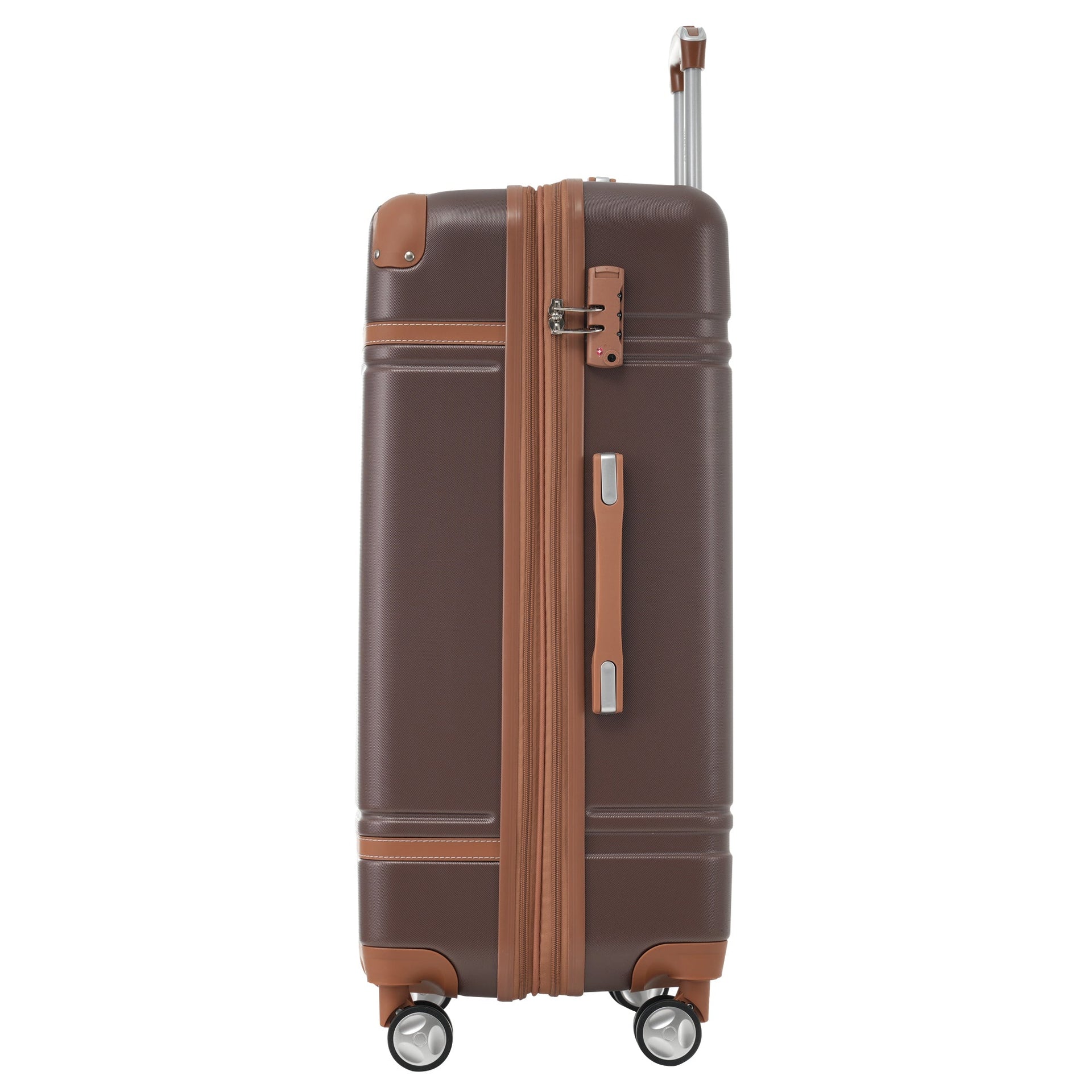 Hardshell Luggage Sets 4 Pieces 20'+24'+28' Luggages and Cosmetic Case Spinner Suitcase with TSA Lock Lightweight