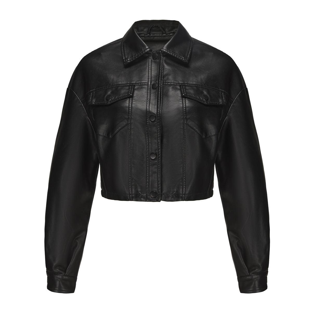 Women's Long-sleeved Single-breasted Short Jacket European And American