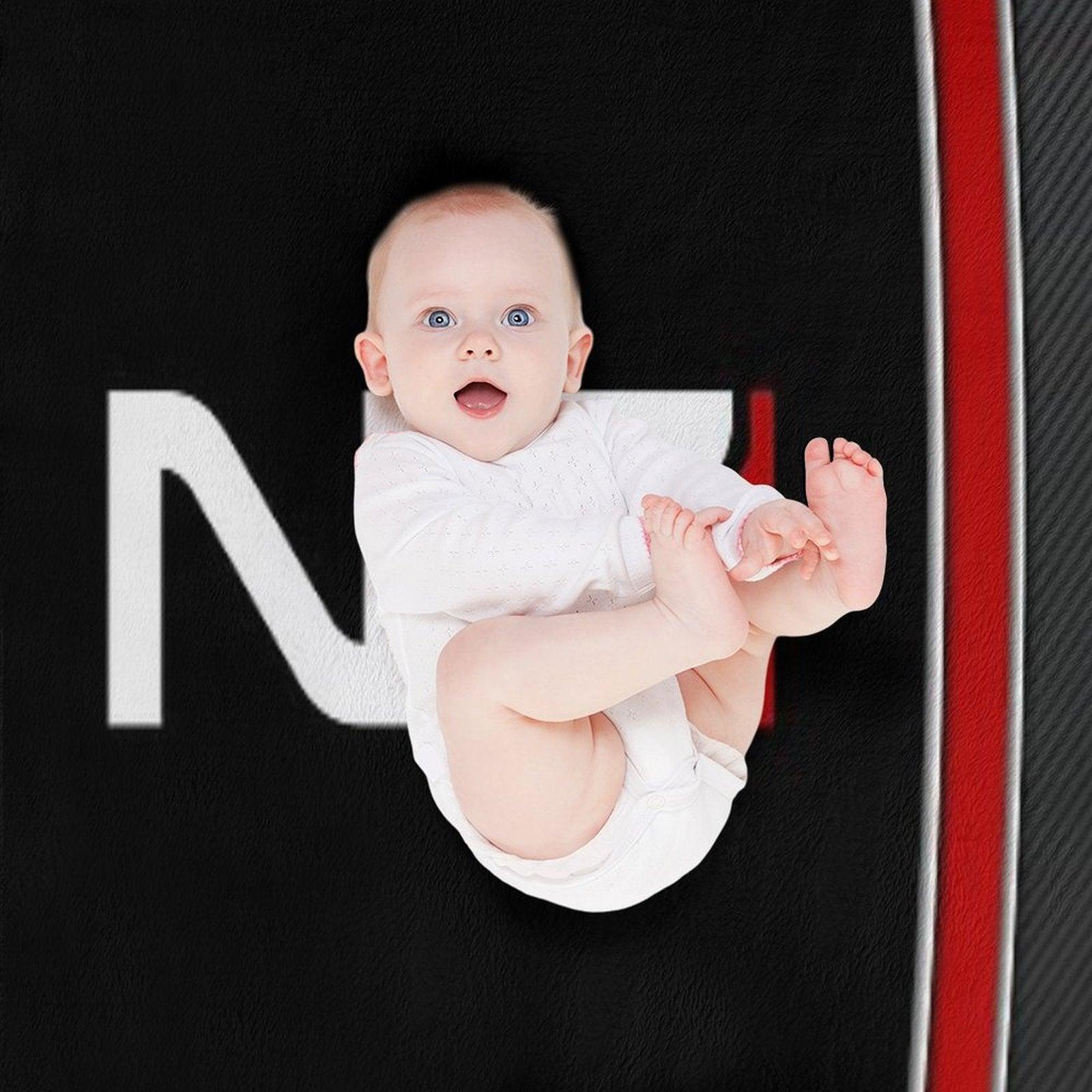 N7 Mass Effect Emblem! Throw Blanket