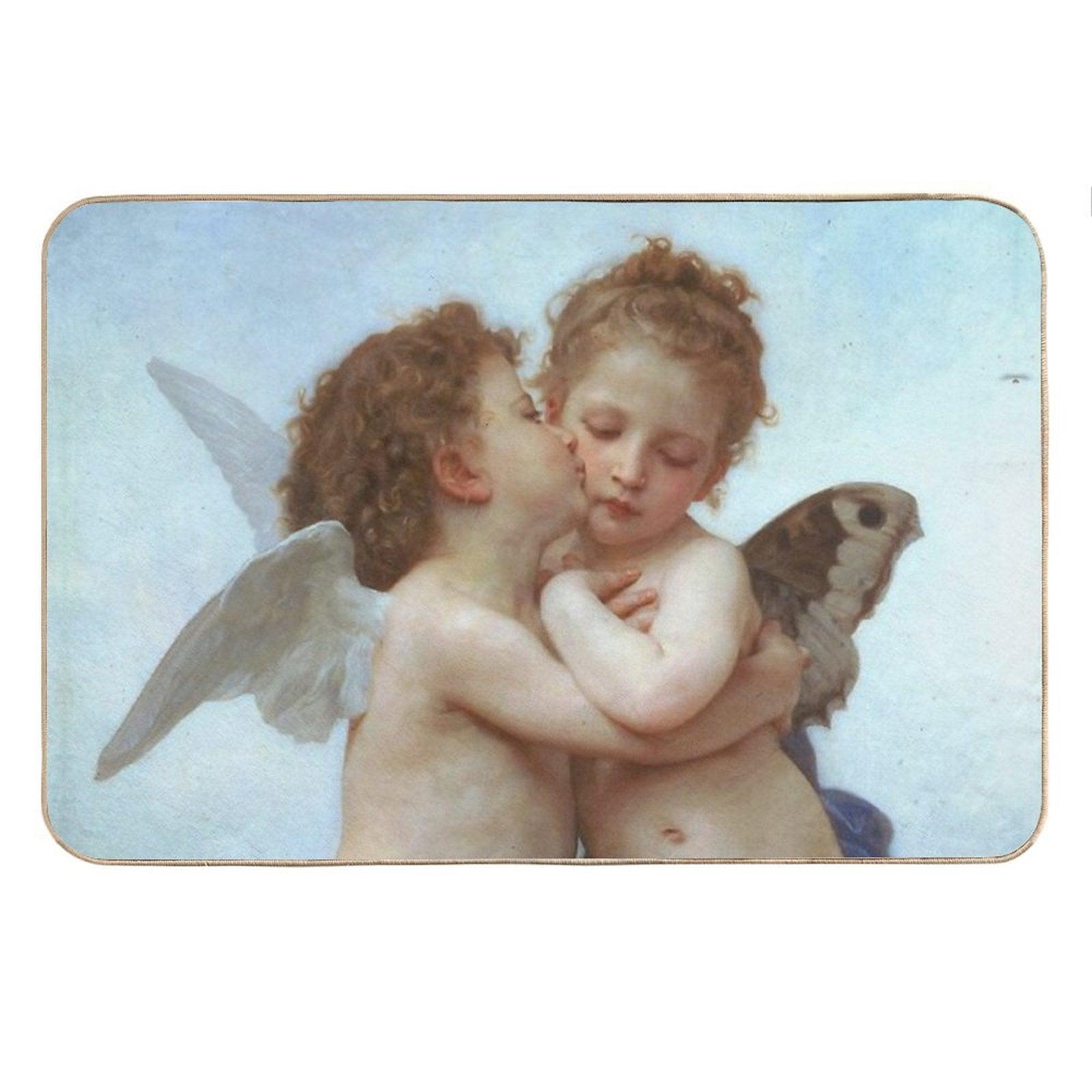 First Kiss Angels Bath Mat