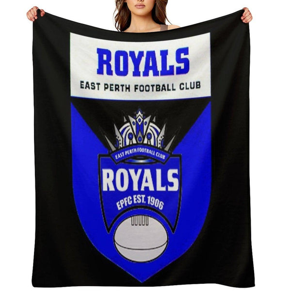 East Perth Football Club  AFL Australian Football Throw Blanket