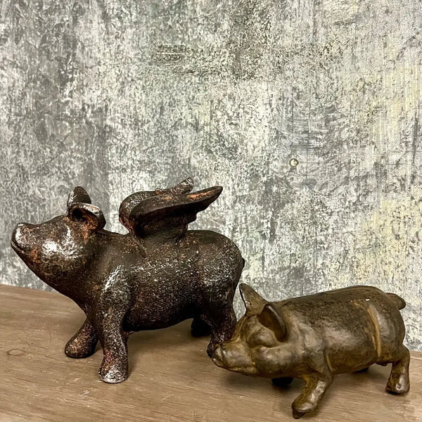 Cast Iron Flying Pig