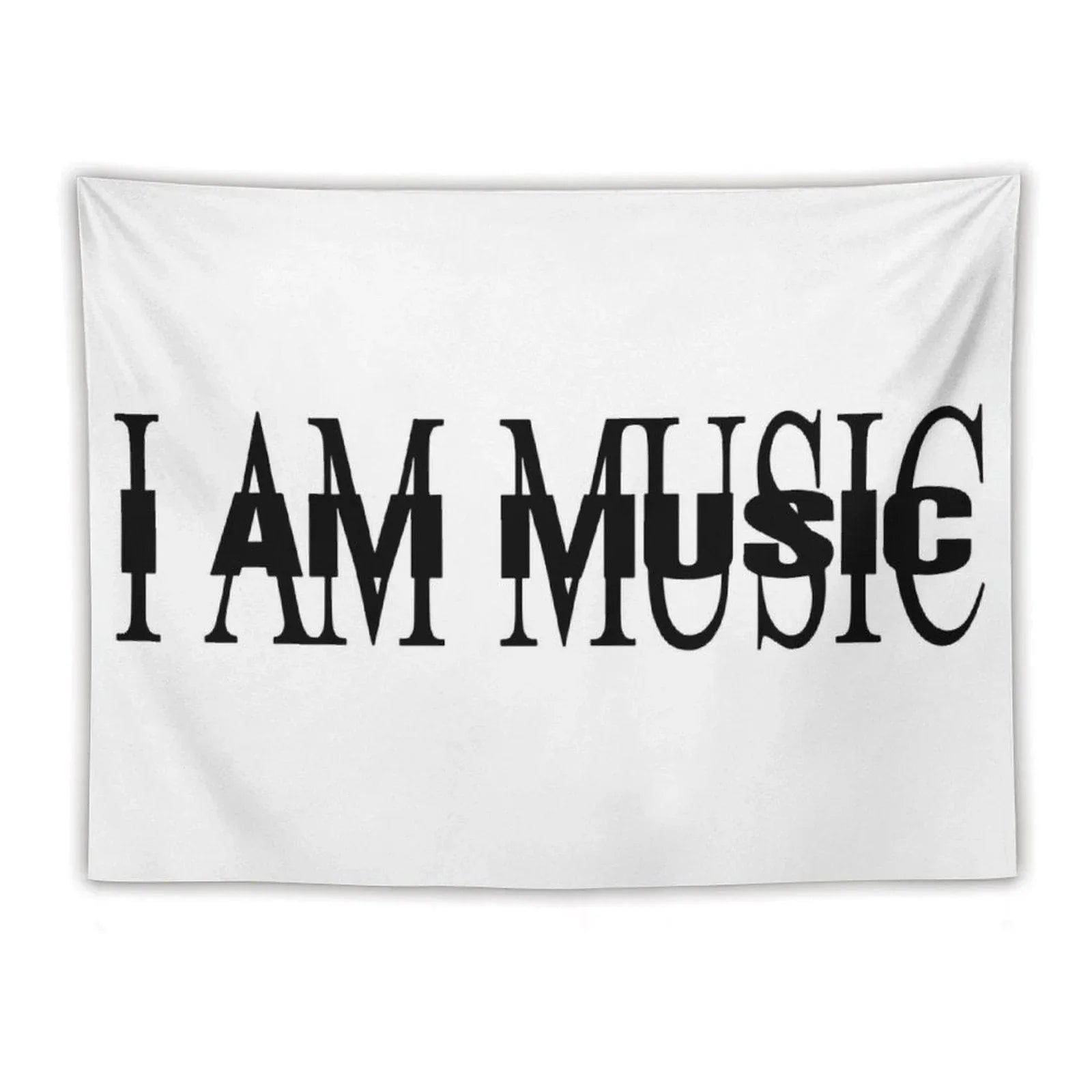 I AM MUSIC Album Cover Tapestry