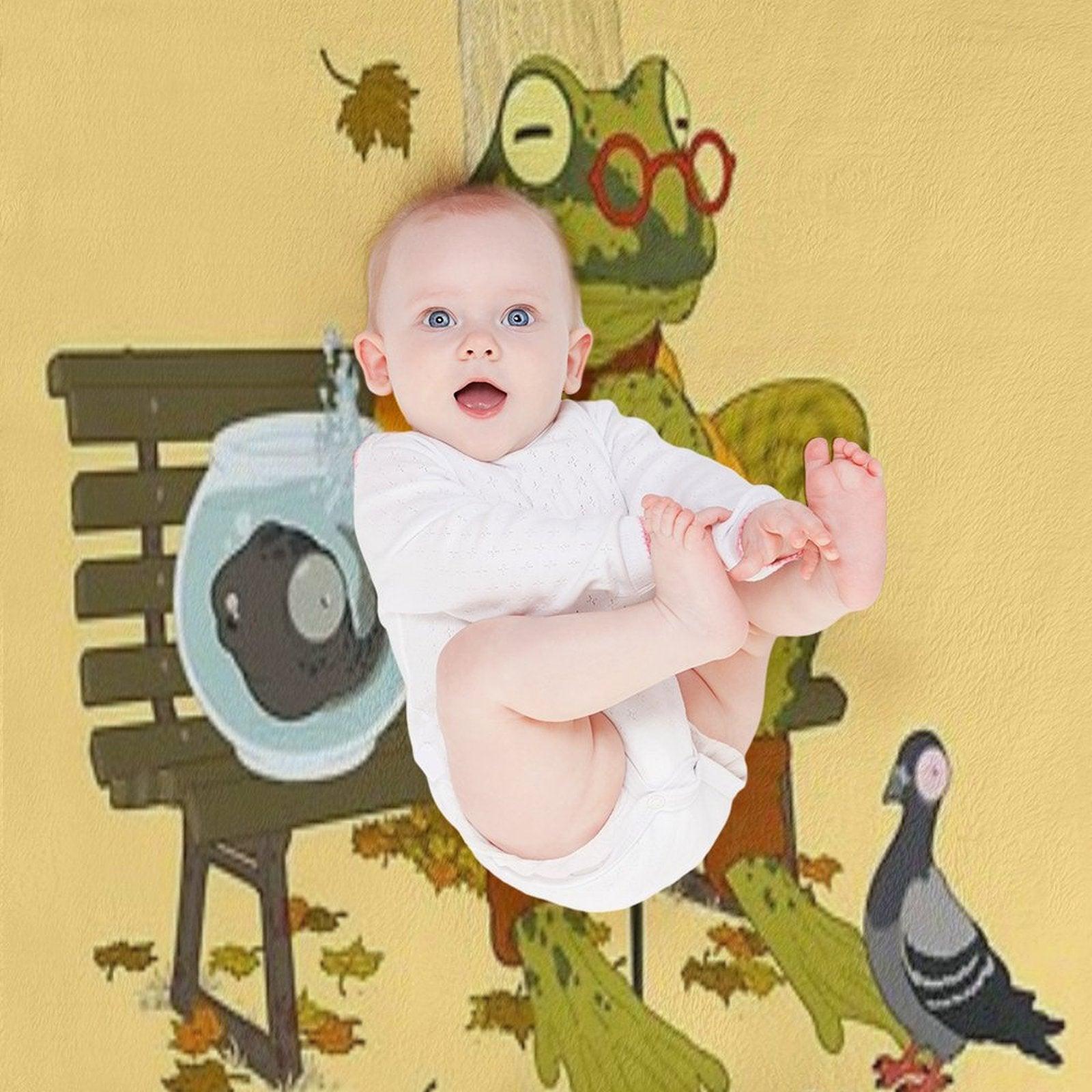 Day Out with Grandpa Throw Blanket