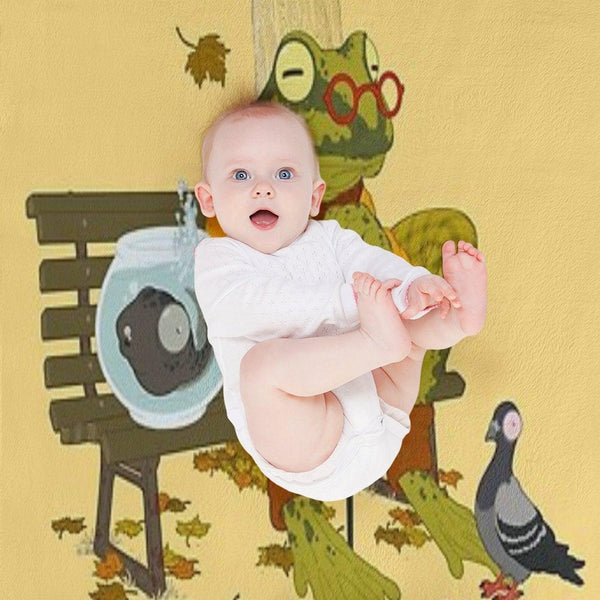 Day Out with Grandpa Throw Blanket
