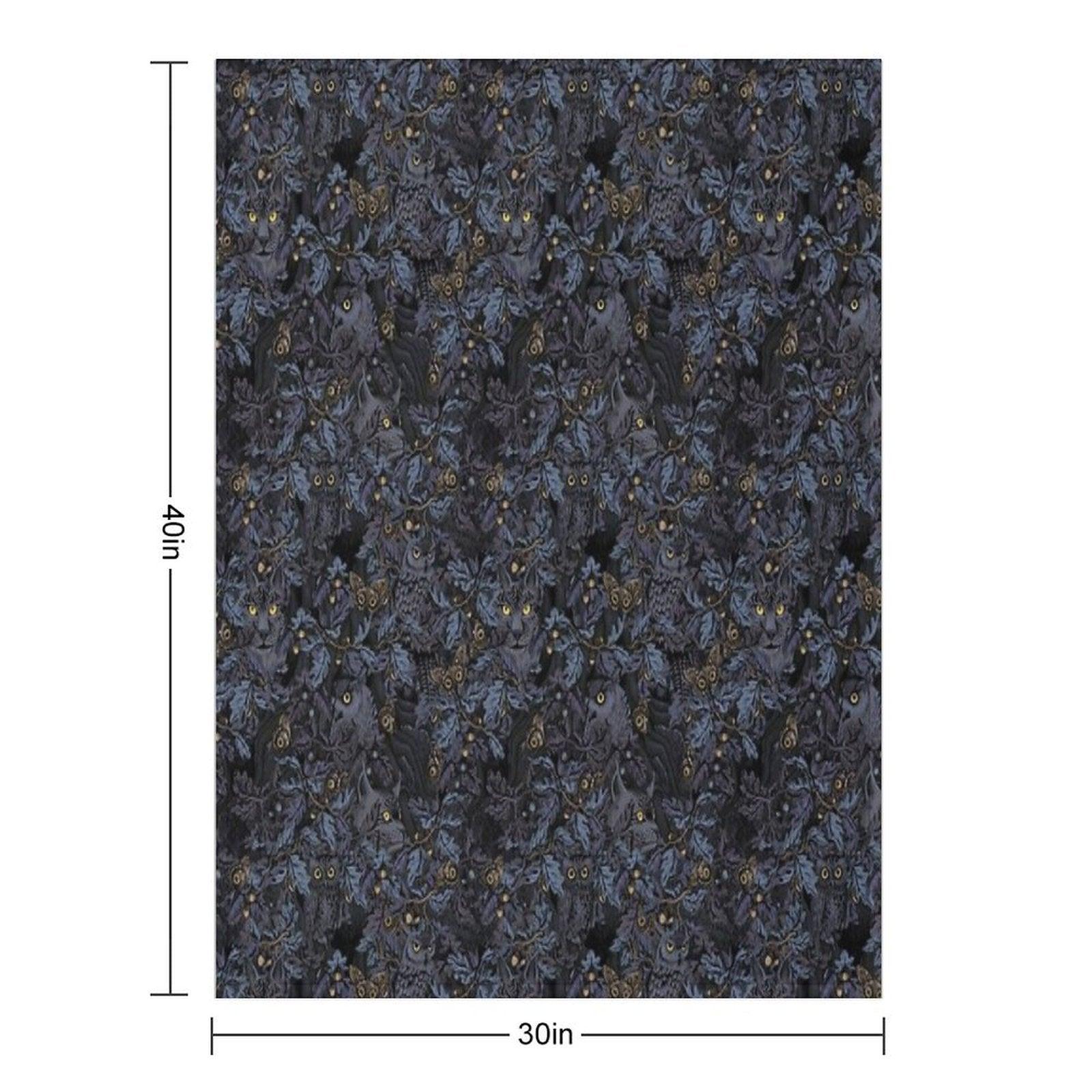 Fit In (moonlight Blue) Throw Blanket