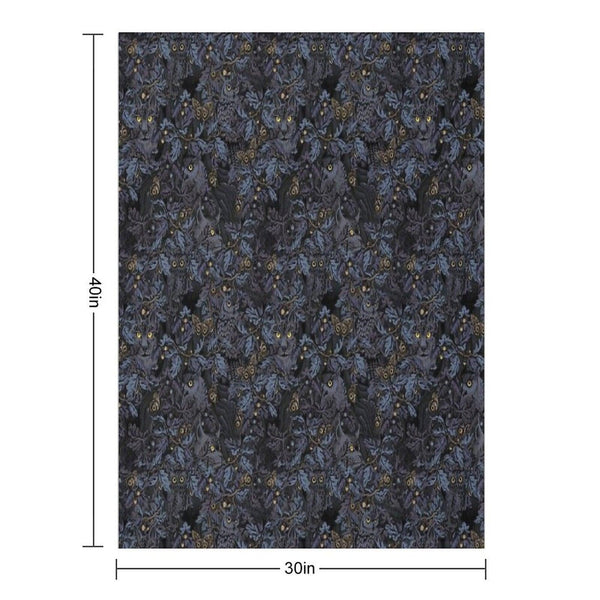 Fit In (moonlight Blue) Throw Blanket