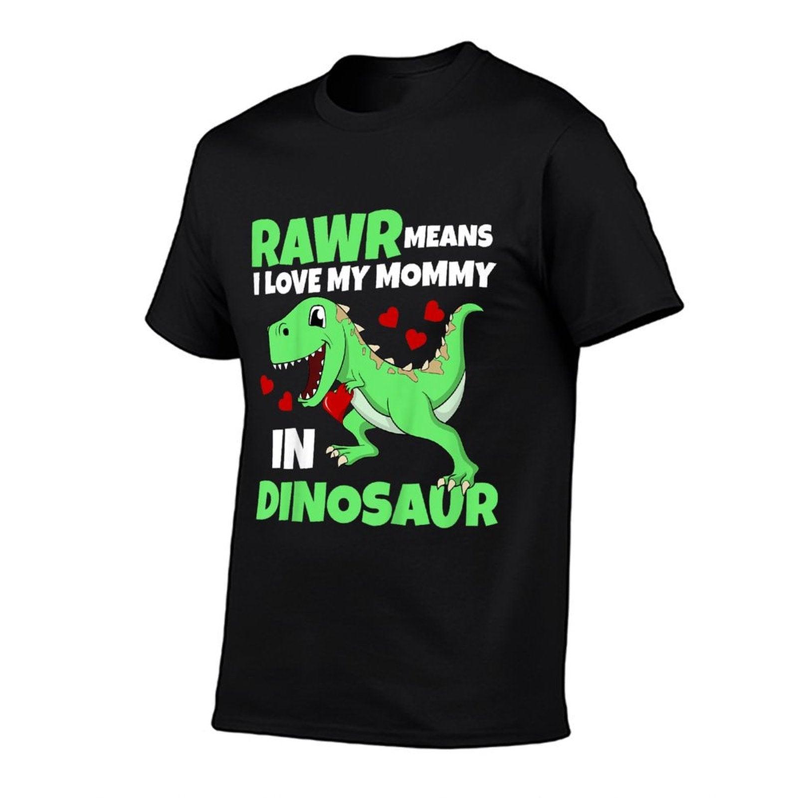 Kids I Love My Mommy Rawr Dinosaur Mom Mother's Day Toddler Boy T-Shirt