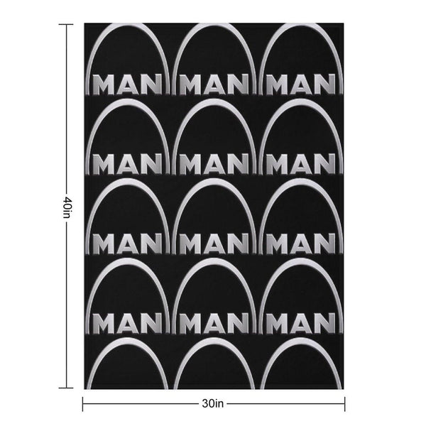 MAN Logo Throw Blanket