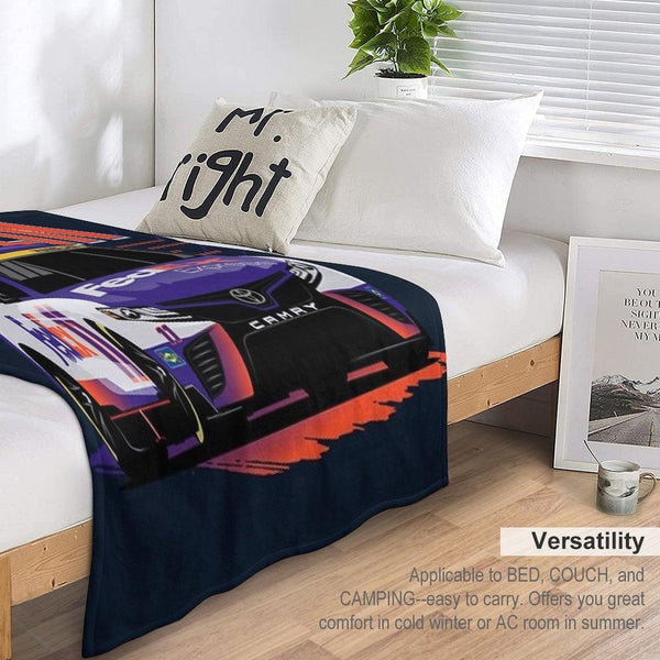 Denny Hamlin 2022 Nascar Playoffs Throw Blanket