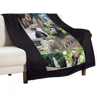 Columbus Zoo Anti-pilling Throw Blanket